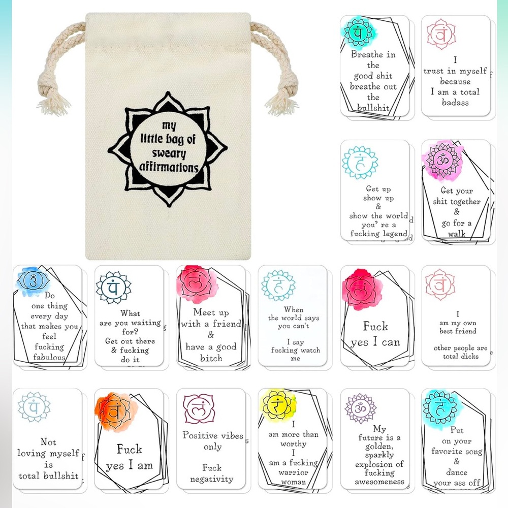 NEW SWEAR PEN W/ POSITIVE AFFIRMATION CARD $10 EACH - Picture 2 of 2